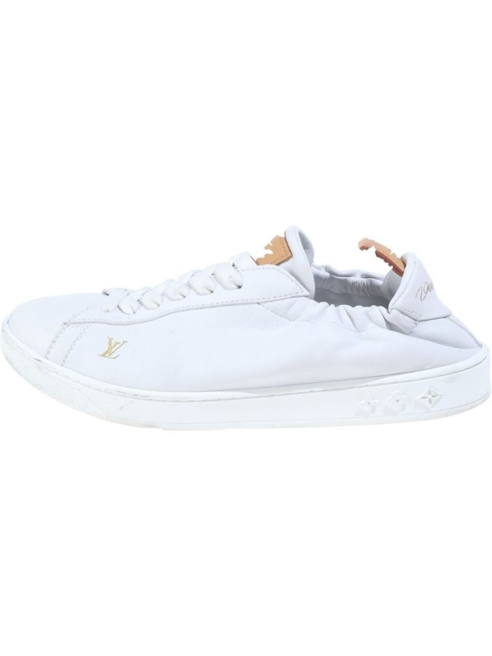 Louis Vuitton LV Soft Low Cut Leather Sneakers White